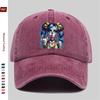 pc Gothic Black Double Tail WomenS Print Baseball Cap Fashion Trend Printed Sun Hat Comfortable And Lightweight Trucker Decora
