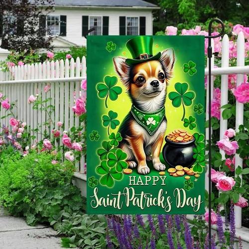 Chihuahua Dog St. Patrick's Day ag Graden ag FCCE ZZA WWL EEL