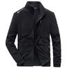 Men's Warm Thick Jacket for Autumn and Winter, Loose Jacket, Shake Grain Jacket