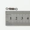 Steel 2# 4# 6# 8# 10# Bearing Barrel Double Rolling Heavy Duty Ball Fishing Swivel Connector