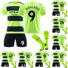 22/23 Manchester City Second Away Jerseys Children's Football Training Suit Set