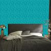 Wallpaper Geometric pattern, turquoise background, turquoise center 50x1000