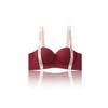 Lingerie Female Small Breasts Gathered Large Anti-sagging Support Stand Up Without Traces of Non-steel Ring Back Bra