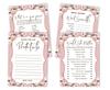 Inkdotpot Bachelorette Party Games Set Bundle Floral Bridal Gown Of 4(50 Sheets Each) W Miss To Mrs Gold Banner Fun Bridal Shower Games