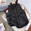 МОДА Модный стеганый жилет для женщин, новый, Fat Sister, большой размер, облегающий, универсальный жилет, стеганая куртка