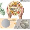 2D Flat Retro Aluminum Wall Decorations in Various Sizes. Warm, Hand-painted Mother's Day Theme with Watercolor Flower and Heart Patterns. Ideal for