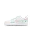Nike Court Borough 2 Pink Green Sweetheart, Versatile Girlish Style, Perfect Balance Leather Individual DV5456-138(Team2234- )