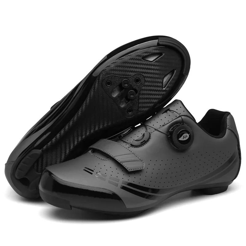 New MTB Cycling Shoes SPD Road Bike Sneakers Cleat Non-slip Men Mountain Biking Big Size Boots Women Speed Bicycle Footwear