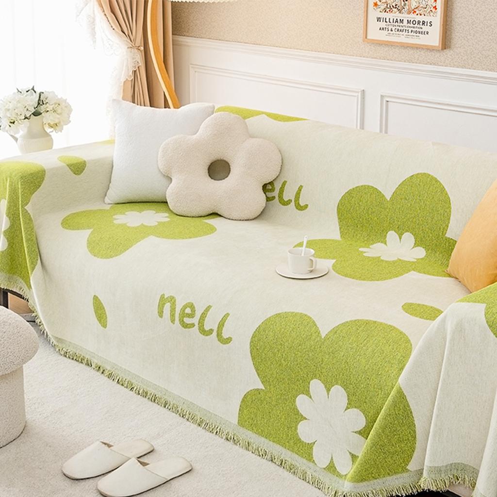 Полотенце для дивана в стиле Инс, шенилловый чехол для дивана, универсальный чехол для дивана на четыре сезона, полностью закрытый, двухсторонний, универсальный