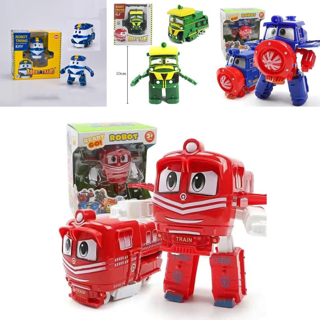 Игрушка-трансформер Поезд Робот Rt, фигурка поезда-трансформера, корейский анимационный игрушечный поезд для детей
