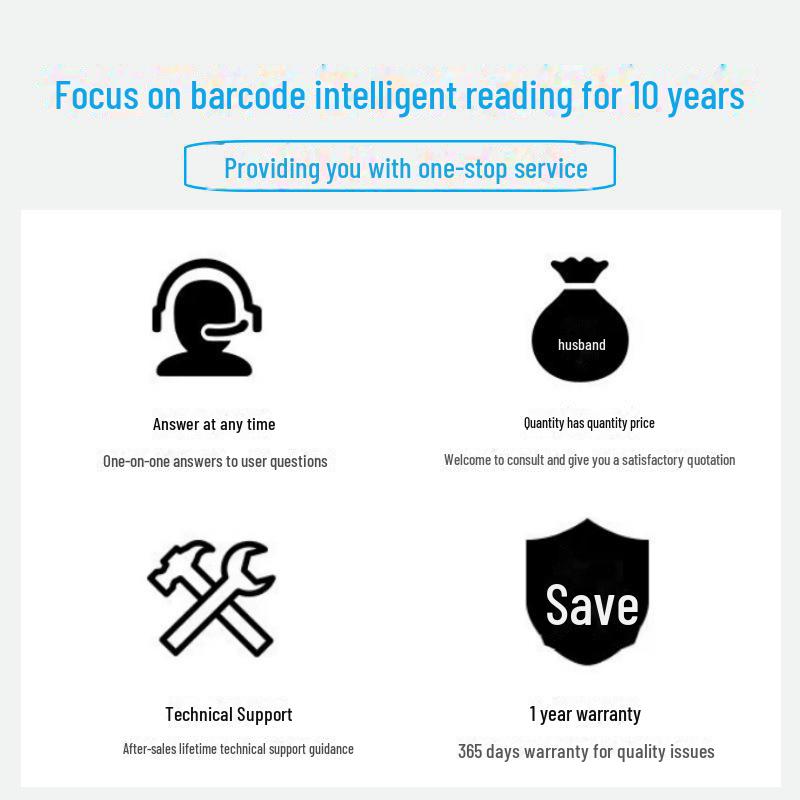 Проводной ручной сканер штрих-кодов и QR-кодов Sikaide для розничной торговли и склада