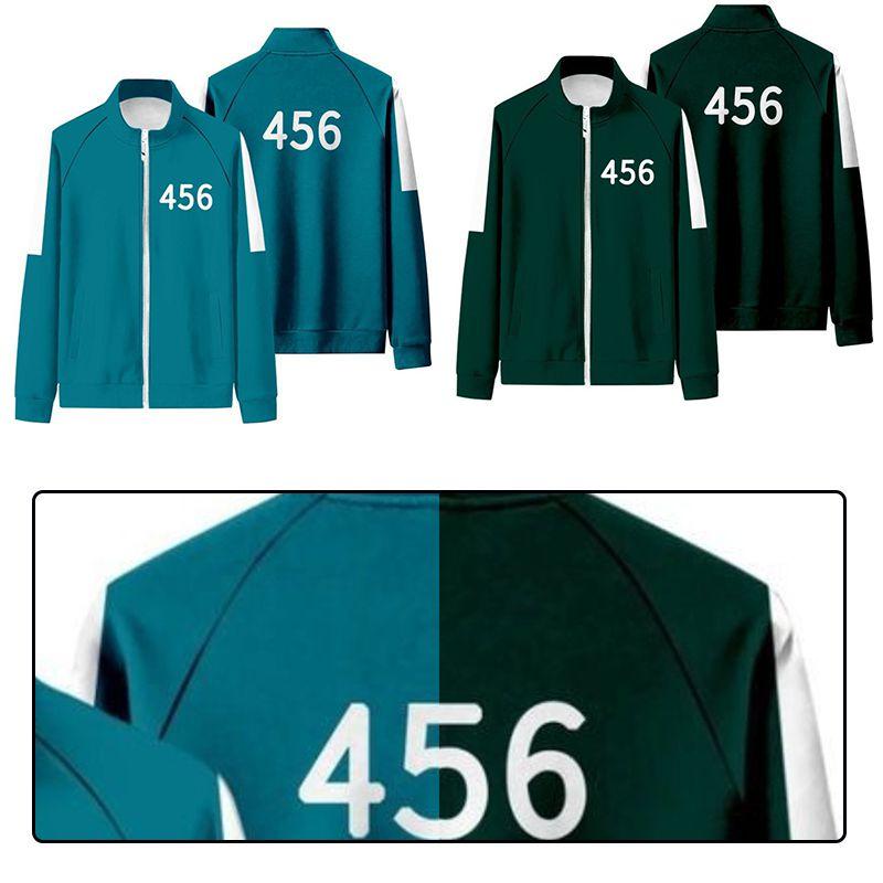 Игровое пальто Куртка кальмара Спорт 456 Netflix K-драма Корейский Ли Чонджэ Гихун Сон