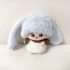 Multicolor Miniature Long Ear Cap Cartoon Rabbit Doll Plush Cap Creative Replacement Outfit  Toy