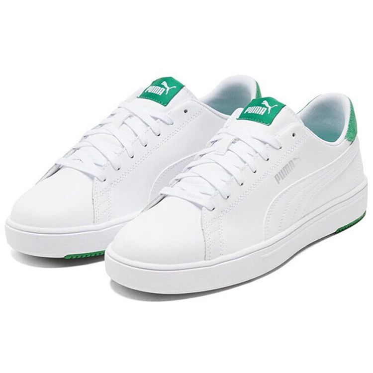 Puma Serve Pro Lite Удобные Универсальные Легкие Низкие Кроссовки Унисекс Кроссовки Белый Зеленый 374902-05