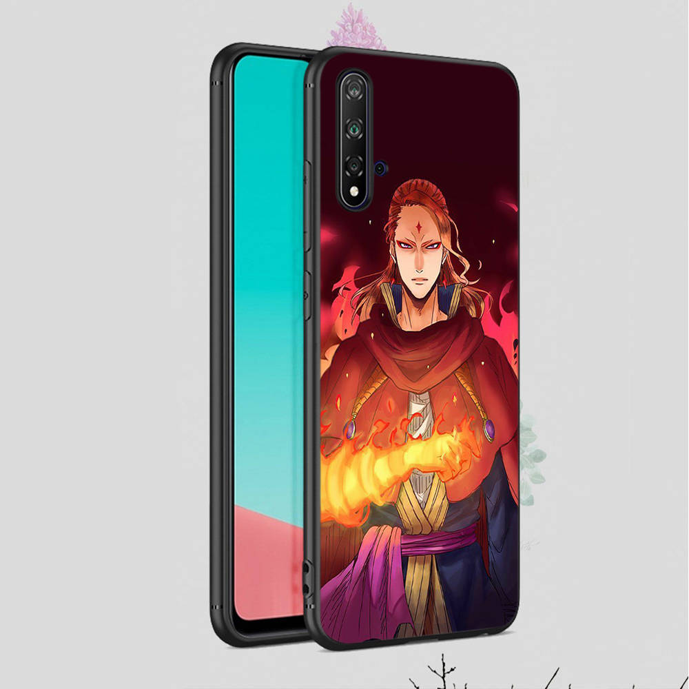 Чехол DT51 Black Clover Anime для Xiaomi Poco X6 X4 M5 M6 F5 F6 C65 C55 C50 C51 C40 Redmi Note 7 8 14C A3X 13C 12C 11 10A 9C Pro Black Sofe Cover