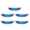 5-pack Futuristic Visor Sunglasses Glasses for Party Costume Accessories