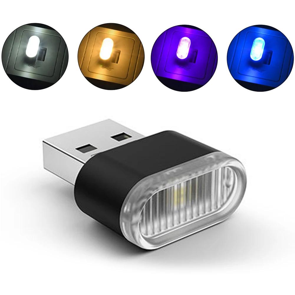 USB LED Атмосферная Лампа Декоративная Лампа Аварийное Освещение ПК Авто Цветной Свет Авто Аксессуары Авто Свет Авто Салон