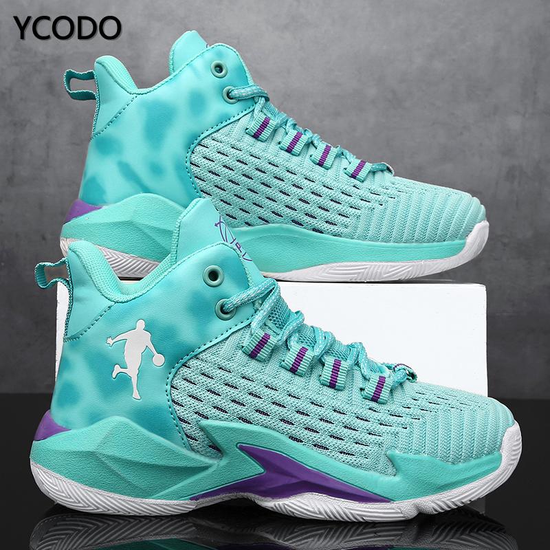 Модные детские удобные баскетбольные кроссовки, спортивные кроссовки, детские ботинки