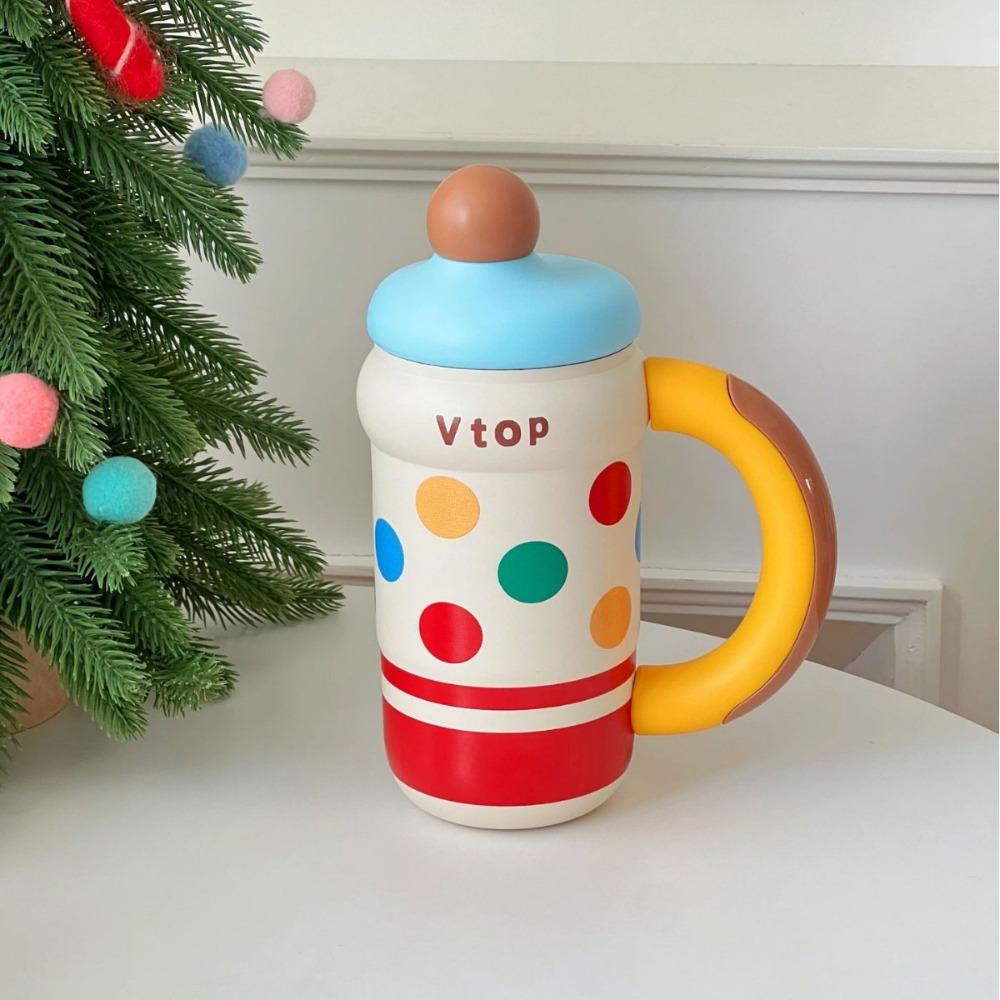 600ML Insulated Cup 316 Stainless Steel Thermal Bottle Durable Direct Drinking Cups for Student