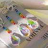 Crystal Suncatcher Sun Moon Tree Wind Chime Prisms Hanging Angel Butterfly Pendants Rainbow Chaser Garden Decor Window Drop Bell
