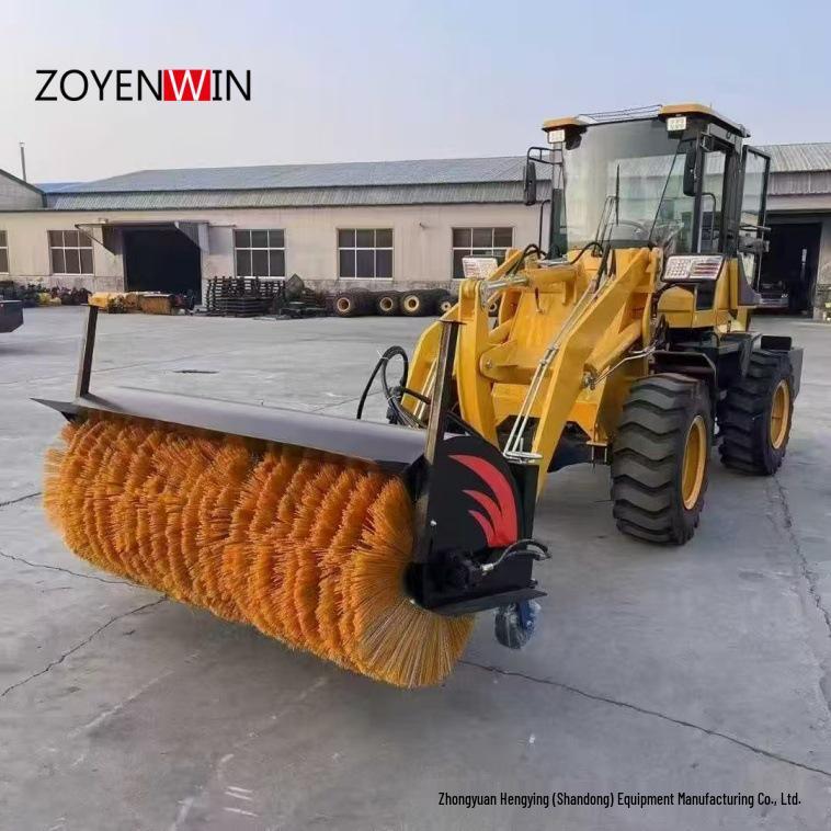 2.5m Snow Sweeper with 50 Loader: 3m Blade, 2m Snow Pusher & Water Sprinkler Truck