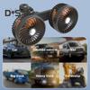5V/12V/24V Double Headed Car Fan 3 Speed Adjustable 360 Degree Rotatable Low Noise Auto USB Air Cooling Fan Summer Use
