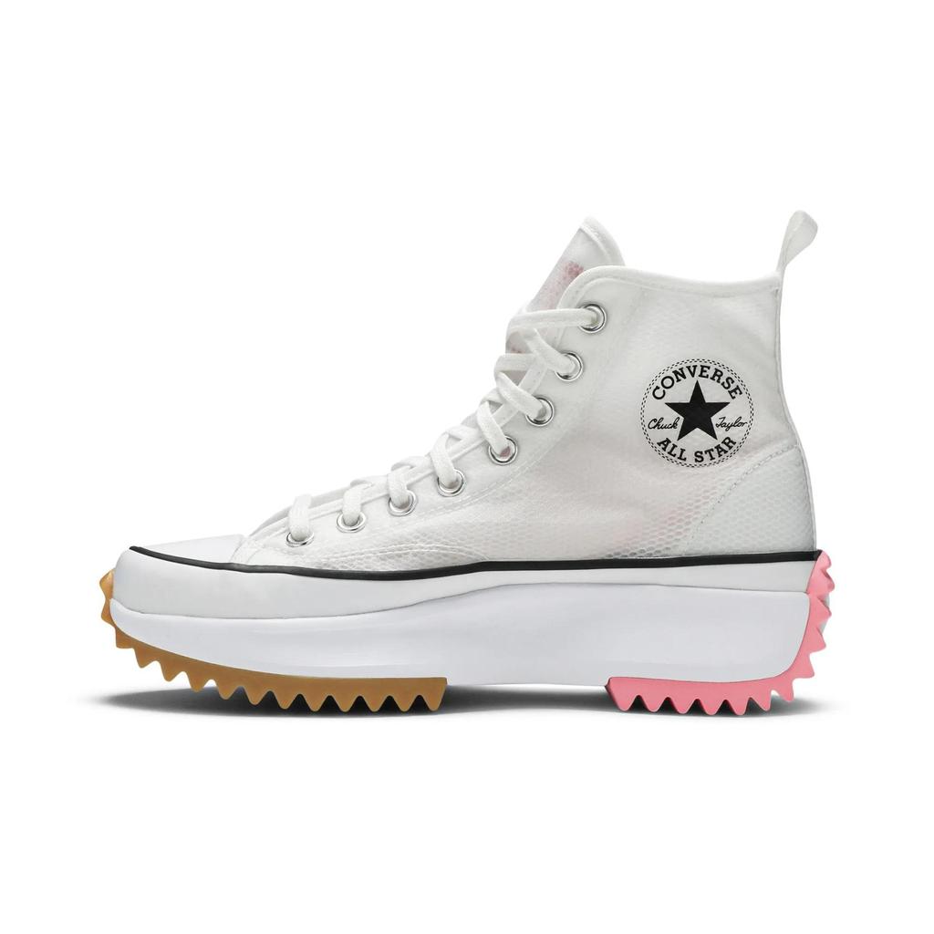 Converse Run Star Hike High 'Concrete Heat - White' (Unisex) White / Black / Electric Rush Skate Shoes 167851C