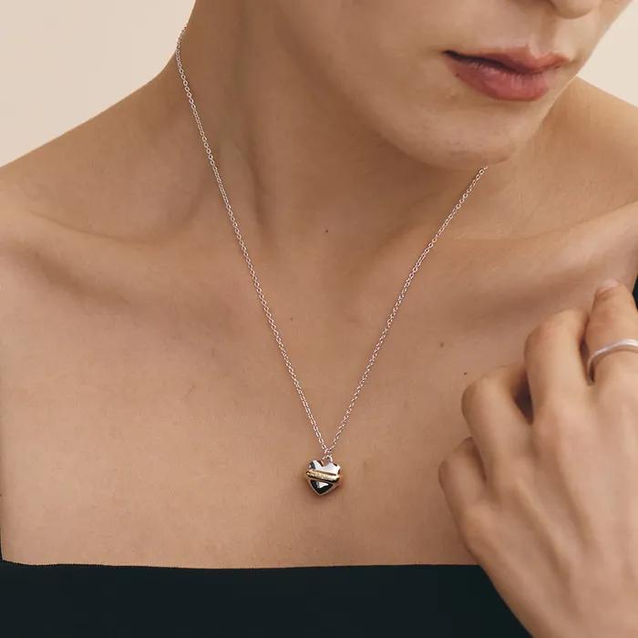 Сердечко десерт макарон ожерелье (Комби) BH6N36621CB500