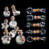 10Pcs Mini Glass Bottles With Cork Stoppers Transparent Wishing Gifts Healing Lucky Drifting Empty Tiny Jars Decoration