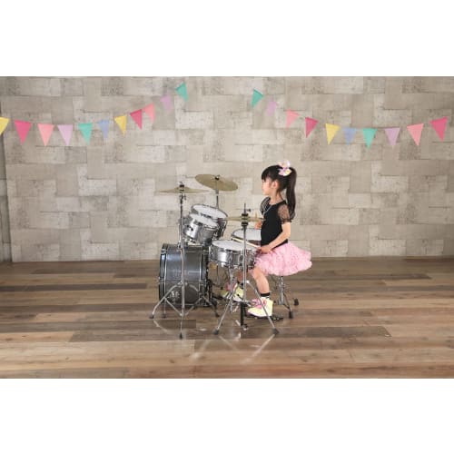 Pearl ROADSHOW JR. Junior Size Drum Set, Jet Black, RSJ465/C #31