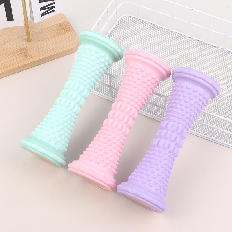 Foot Massager Roller Yoga Massage Ball Plantar Fascia Roller Muscle Relaxation Pain Relief Care Plastic Manual Foot Massager