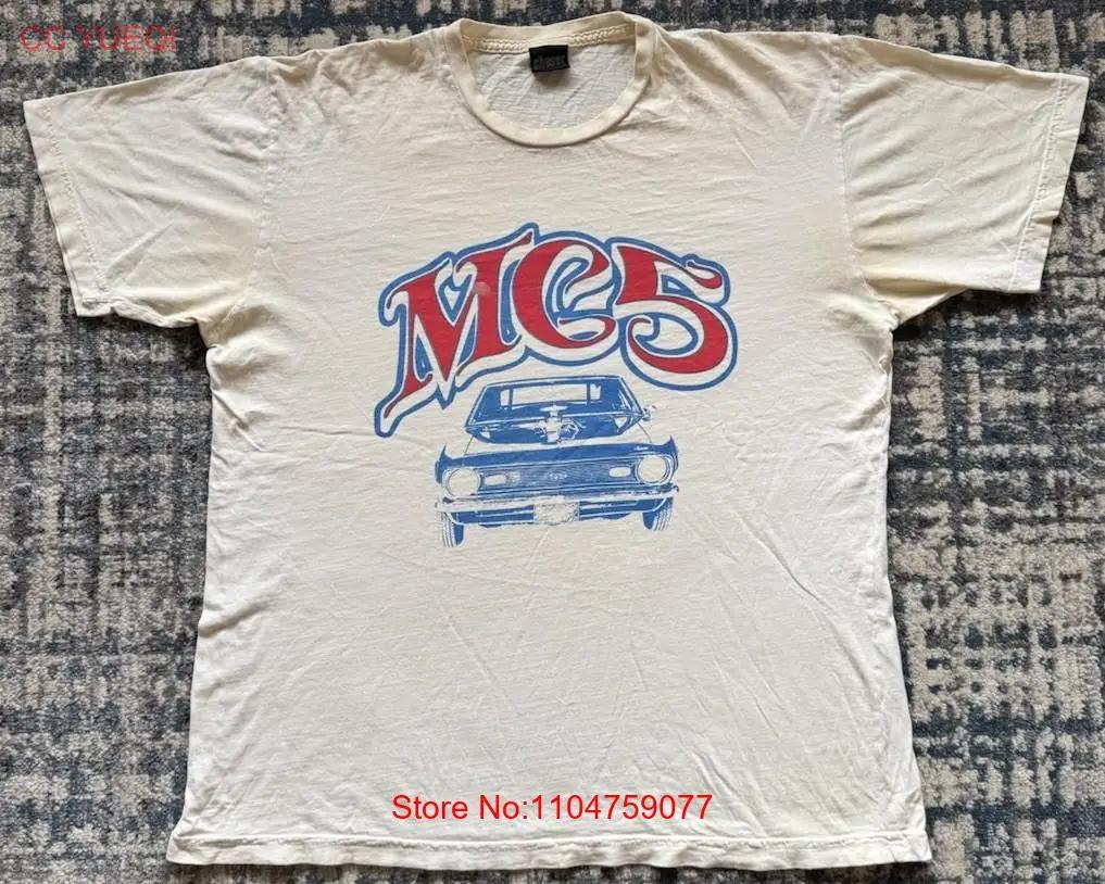Винтажная футболка MC5 2000-х L Игги Поп и The Stooges Уэйн Креймер Рок-группа Панк винтаж Постиранная Растянутая уличная одежда