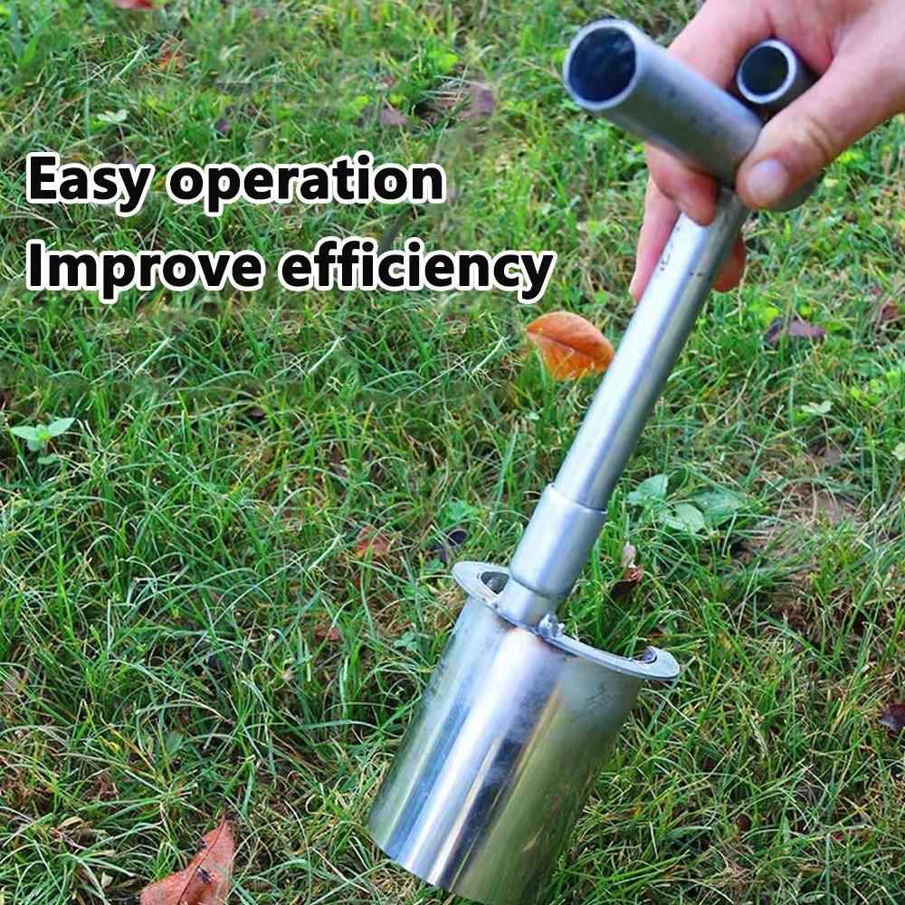 Handheld Planting Tool Durable Bulb Planter Tool Turf Insertion Tool Soil Sampler Gardening