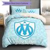Custom Name Marseille Pattern Bedding Quilt Set  Home Decoration  Gift (1 * duvet cover + 2 * pillowcase  without core)