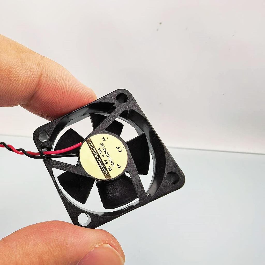 New 3010 High-Speed 3CM Cooling Fan with Dual Ball Bearings, 5V 0.15A (Model AG03005HB105100).