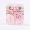 10Pcs Luxury Nylon Elastic Headband Flower Lace Hair Ties  for Baby Girl Infant Newborn Toddler