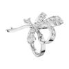 Previous Season Volta bow large cocktail ring