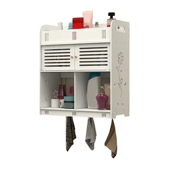 Кухонный настенный шкаф Большая вместимость Несколько отделений Простая установка Туалетный шкаф для хранения