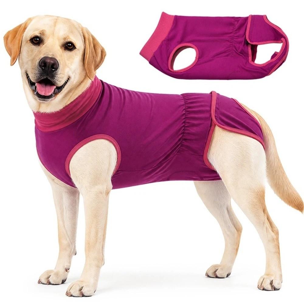 Adjustable Dog Anti Licking Shirt Soft Breathable Pet Recovery Clothes Recovery Period