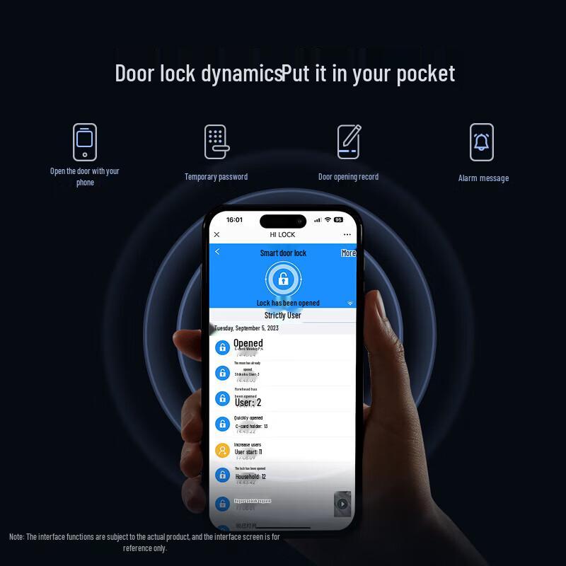HAIER Умный дверной замок P30Pro с отпечатком пальца