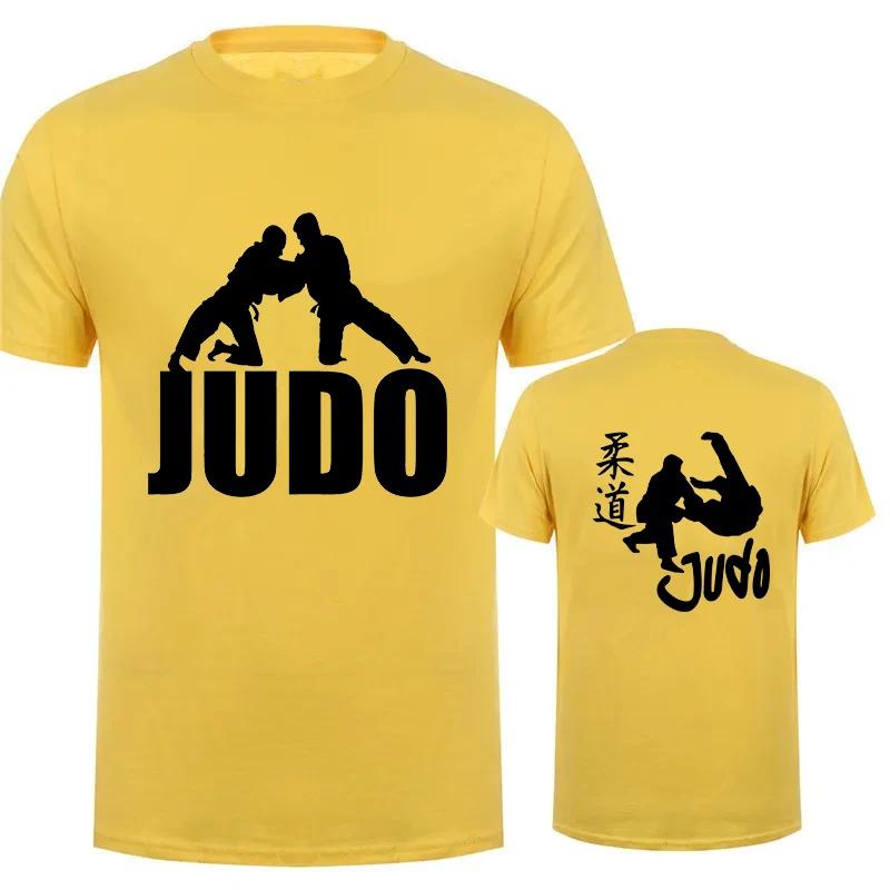 Judo T-shirt for Men Summer T-shirt Tops Teenager Boy Judo Print Tshirt Tops Tees Anime T Shirt Short Sleeve Men Brand Clothing