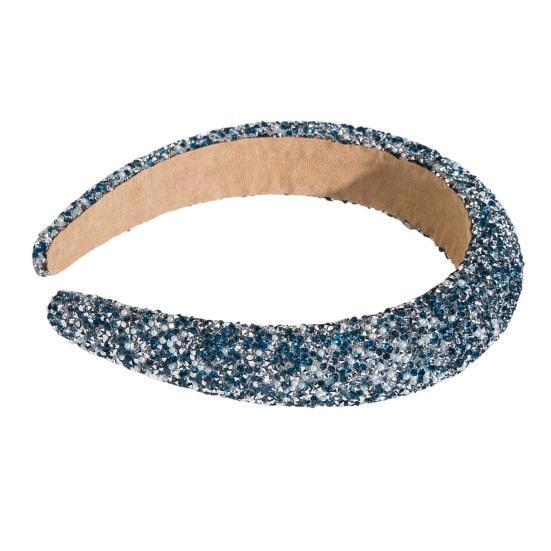 Women Luxury Hair Hoop Shiny Rhinestones Inlaid Headband Heightened Design Lightweight Headwear Head Accessories