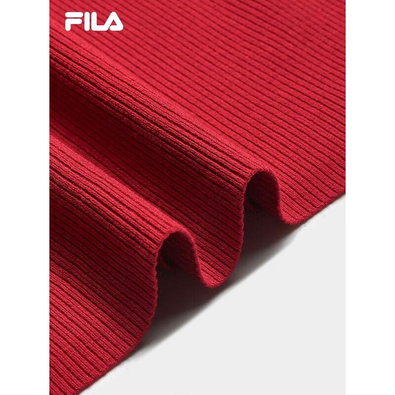 Fila Женская вязаная футболка-поло с коротким рукавом в стиле колор-блок