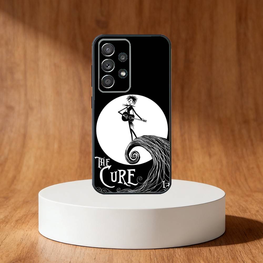 Чехол для телефона Robert S-Smith The Cure для Samsung S25, S24, S21, S22, S23, S30, Ultra, S20, Plus, Fe, Note, 10, 9, 5G Черный
