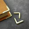50Pcs Book Corner Protector Heavy Duty Metal Universal Scrapbooking Book Photo Album Menus Notebook Folder File Corner Protective Cover Guard