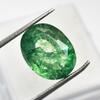 Natural Green Emerald Loose Gemstone Oval Cut 7.40 ct From Colombia for Jewelry Making and Crafts