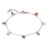 [R3821] - Silver Multicolor 'Meghan' Silver Bracelet (rhodium) - 5 Mm