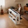 VEVOR Weighted Digital Piano, 88 Keys Fully Weighted, Electric Piano Keyboard with Furniture Stand, Power Adapter, Triple Pedal, Record Function