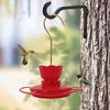 Hummingbird Feeder Leak-proof Design Dish Feeder with 6 Flower-Shaped Feeding Mouths Easy Refill