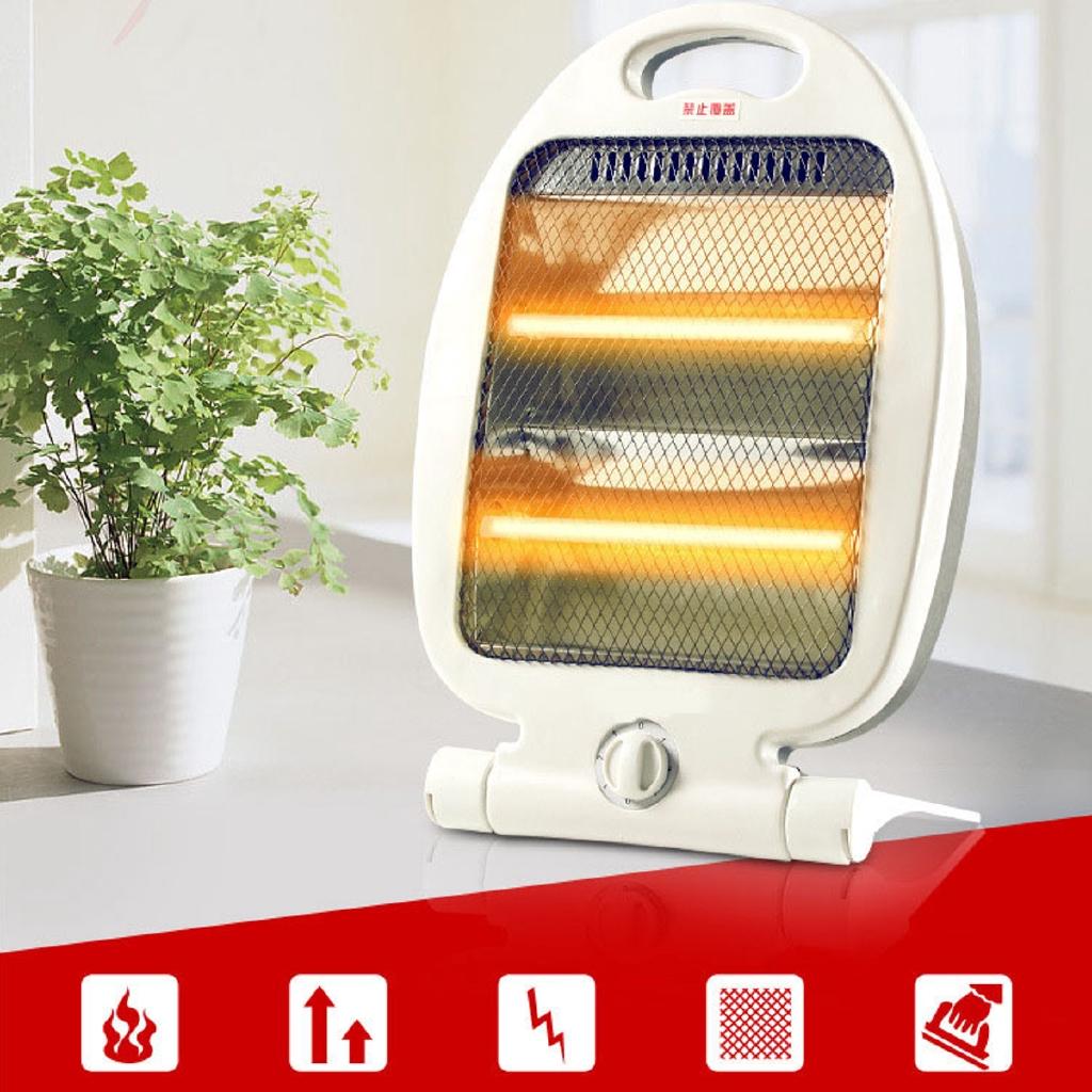 800W Adjustable Portable Electric Heaters Home Room Floor Desk Electric Fan Heater Warmer Hot Winter Electromechanical